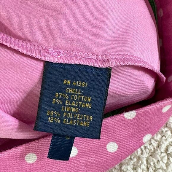 Ralph Lauren Skort womens Size 6 Tenniscore Stretch Cotton Blend Polka Dot Golf - Picture 10 of 12